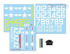 Flightline 1.6M F7F-3 Tigercat Decal Set